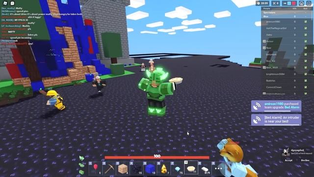 Covering the ENTIRE MAP with OBSIDIAN! Roblox Bedwars! смотреть онлайн