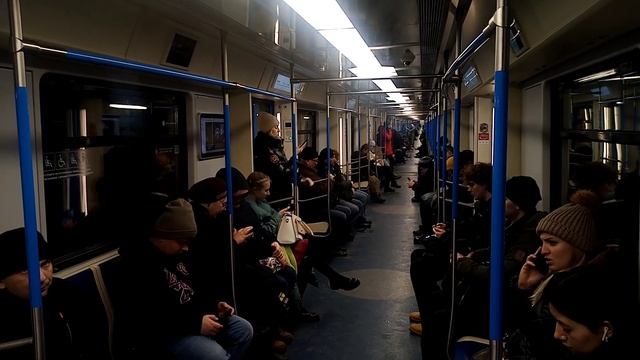 Некрасовская и Большая Кольцевая линии метро. "Москва" (обычная). Электрозаводская - Некрасовка. смотреть онлайн