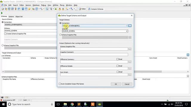 How to Compare two Different Oracle Schema Objects by Using Toad for Oracle смотреть онлайн