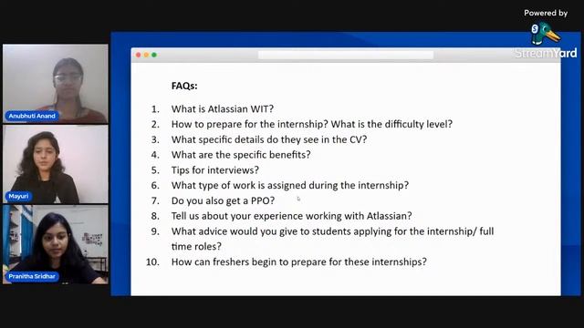 Atlassian Women in Tech Session with Pranitha and Mayuri смотреть онлайн