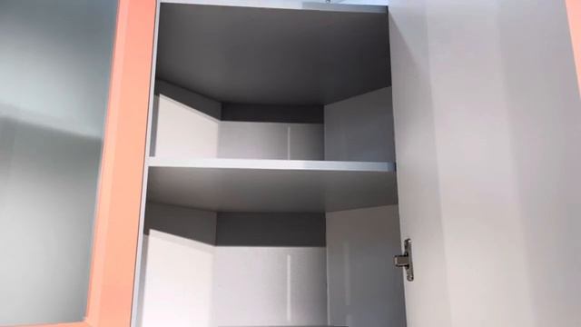 Квадро (Персик/Оливково-зеленый); Кухонный гарнитур модульный.