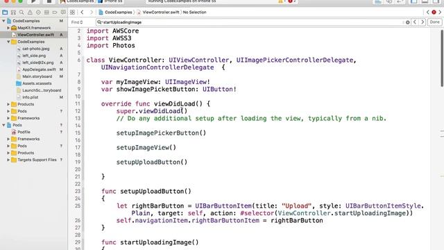 Image Upload to AWS S3 Bucket. Select Image with UIImagePickerController. смотреть онлайн