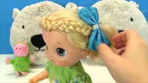Чистим зубки Кукла Бебибон Готовится ко Сну Мультик Для детей Игрушки для девочек