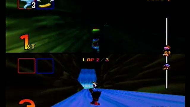 Snowboard Kids 2 - Jam and Slash race on Turtle Island смотреть онлайн