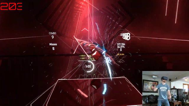 Beat Saber - Arcade Busters - Expert+ 81.9% - w/ Webcam and Heart Rate Monitor смотреть онлайн