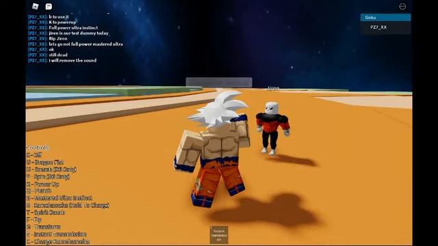 ROBLOX Ultra Instinct Goku Script смотреть онлайн