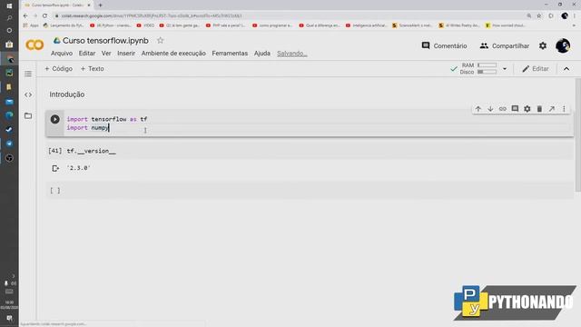 Como mudar a versão do TensorFlow no Google Colab смотреть онлайн