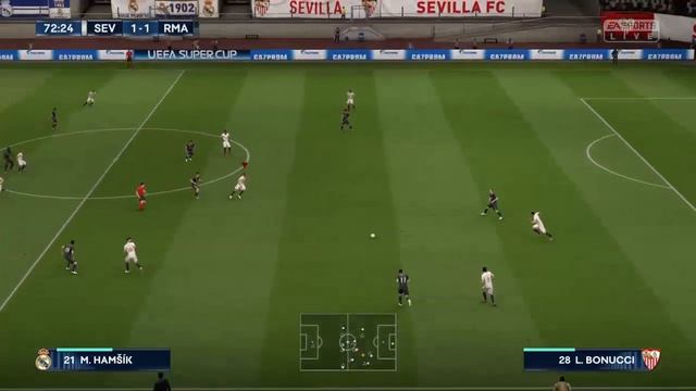 FIFA 19 UEFA Super Cup FINAL : Sevilla vs Real Madrid смотреть онлайн