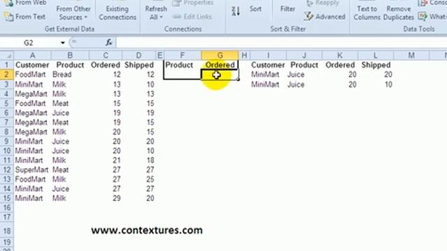 Set Up Criteria Headings for Excel Advanced Filter смотреть онлайн