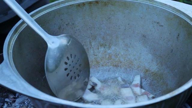 Жаренная картошка с грибами на костре Быстро и просто смотреть онлайн