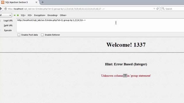 07.Error Based...sec-5 & sec-6 смотреть онлайн