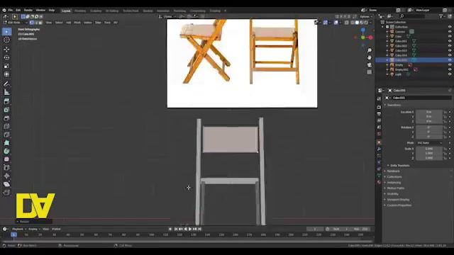 HOW TO MODEL A WOODEN CHAIR FAST IN BLENDER 2.8 смотреть онлайн