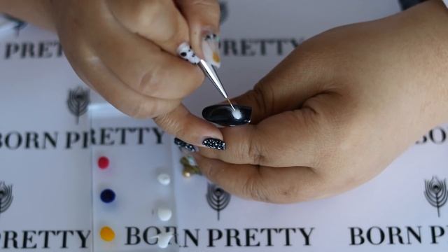 BORN PRETTY White And Clear Blooming Gel Polish