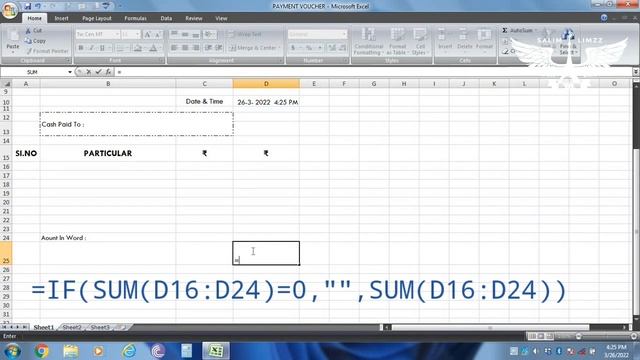 How to make Payment Voucher In Excel like Tally ERP 9, Automatically Amount In Words salim limzz смотреть онлайн