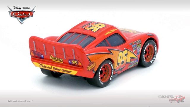 BDD World of Cars - Bug Mouth Lightning McQueen (with Rust-Eze sticker) смотреть онлайн