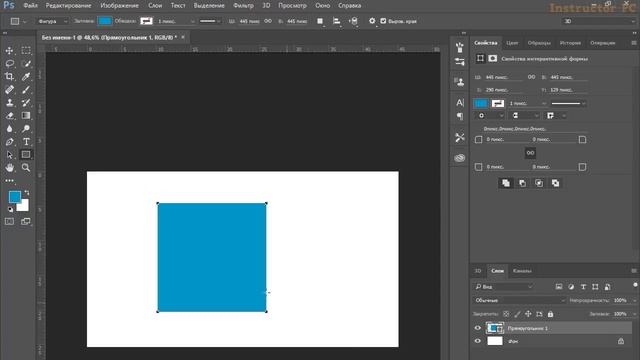 Фигуры в Photoshop смотреть онлайн