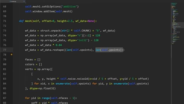 Audio Reactive Visualizer using PyQtGraph, OpenGL, and PyAudio! смотреть онлайн