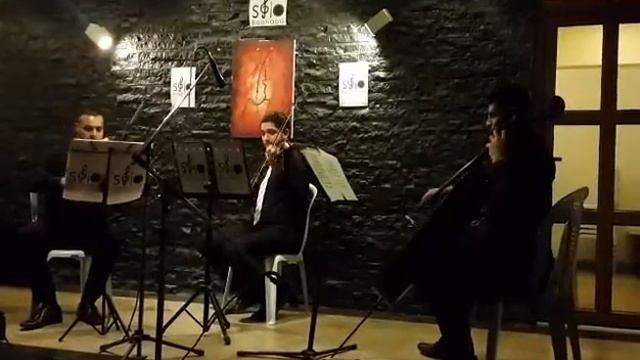 Beethoven string trio for 2 violin and cello (prelude and fugue)Hess 29 смотреть онлайн