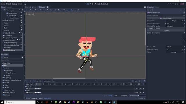Using Bones and IK Chains To Make Character Move Godot Devlog Steam Game смотреть онлайн