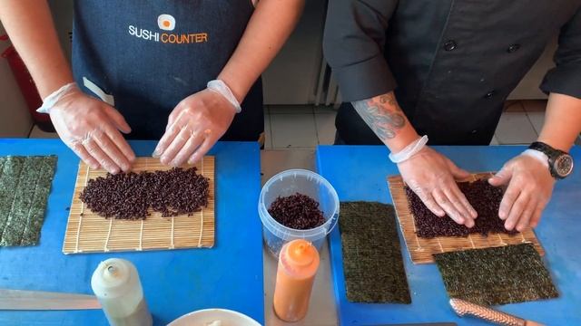 Sushi Counter. Как приготовить суши. Мастер класс.