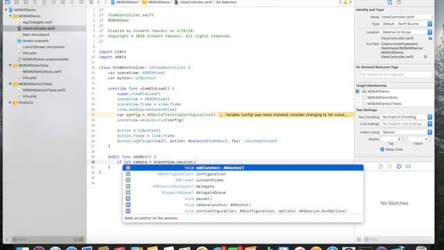 ARKit Tutorial смотреть онлайн