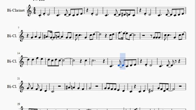 Clarinet Sheet Music: How to play We Are (One Piece) by Hiroshi Kitadani смотреть онлайн