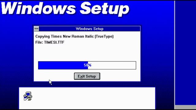 Installing MS-DOS 6.22 and Windows for Workgroups 3.11 смотреть онлайн