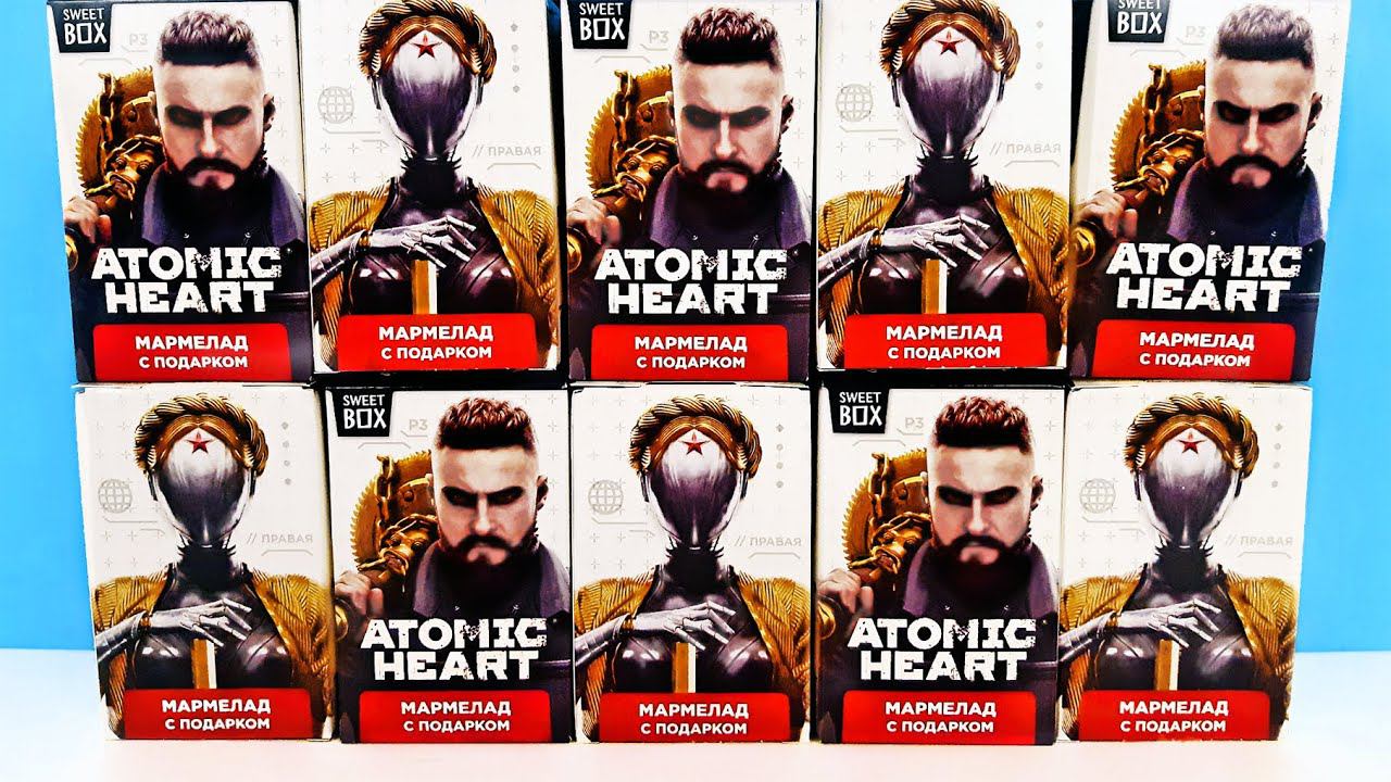ATOMIC HEART СВИТ БОКС 2023! СЮРПРИЗЫ, игрушки, ИГРА, новая серия Sweet Box Surprise unboxing смотреть онлайн