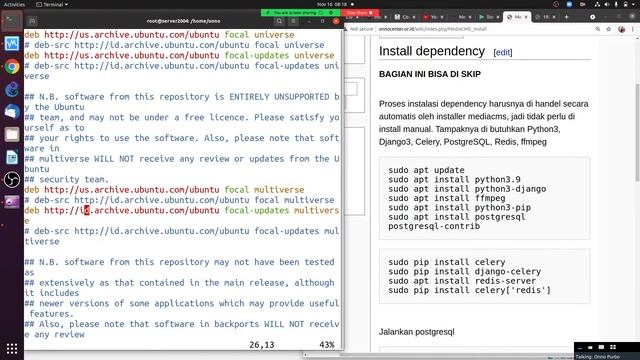 20211116 ITTS Kuliah Jaringan Komputer - Membuat Server Youtube Sendir смотреть онлайн