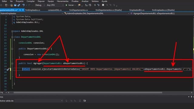 Windows form c# y SQL Server (13) - Administrador de empleados (Modificando método agregar) смотреть онлайн