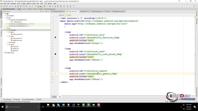 Android Studio Tutorial - List Item View смотреть онлайн