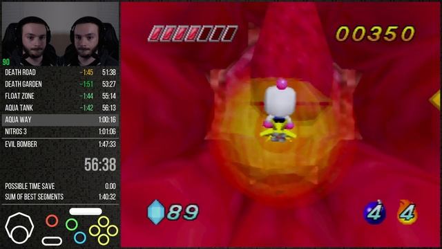 Bomberman Hero 100% (US) in 1:45:24 [WR] смотреть онлайн