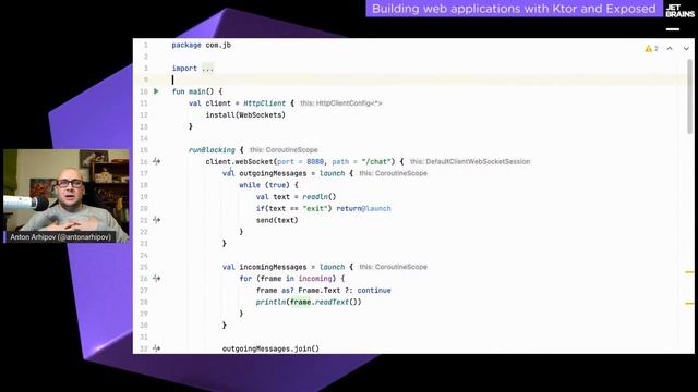 Building web applications with Ktor and Exposed смотреть онлайн