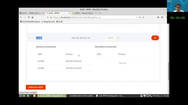 Tutorial Segurança de redes com o RPKI - modo hospedado e modo delegado смотреть онлайн
