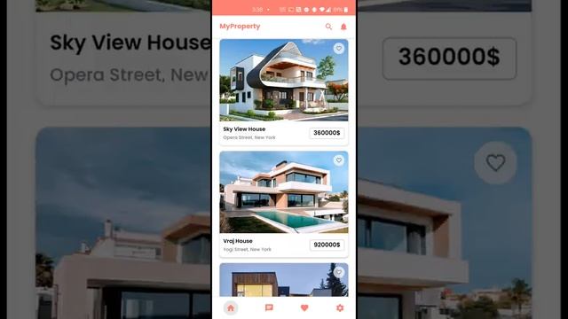 Real Estate App UI in React Native смотреть онлайн