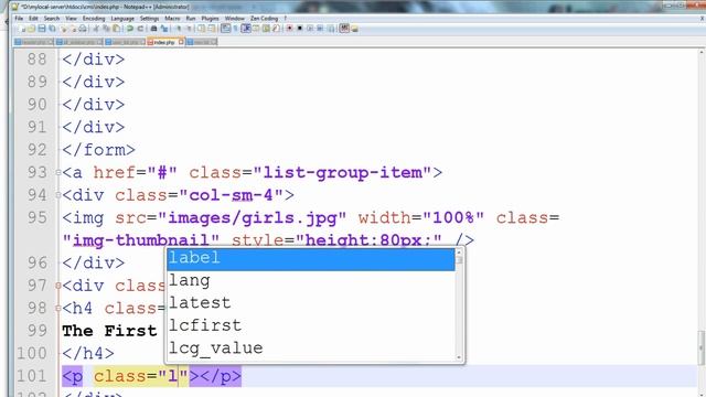 Build A CMS website with admin Bootstrap in list group item part смотреть онлайн