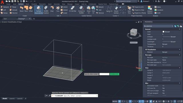 [PART 32] AutoCAD 2021 Surface Planar And 3D Poly Essential Training For Beginner смотреть онлайн
