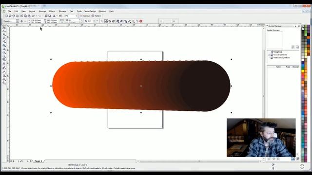 Строим правильные цветовые переходы в Corel Draw смотреть онлайн