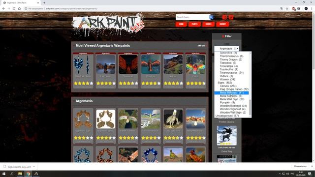 Учимся красить дино и рисовать картины в ARK смотреть онлайн