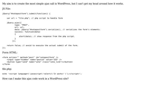 Wordpress: Basic ajax call in WordPress смотреть онлайн