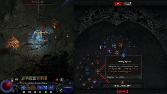 Diablo4 - The BEST Leveling Sorcerer 1-50 in 3 Hours, BUILD GUIDE, Chain Lightning, Spark смотреть онлайн