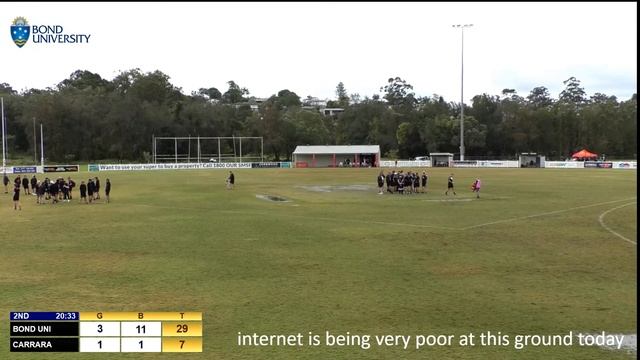 QFA Div 2 South Week 3 Finals - Reserves - Bond uni v Carrara смотреть онлайн