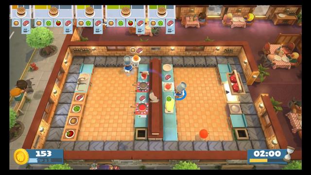 Overcooked! All You Can Eat - Overcooked 2-3 4 stars (Single Player) смотреть онлайн