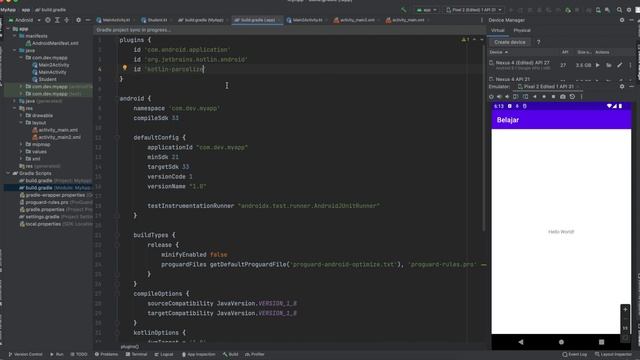 Tutorial Android Kotlin #2 Activity dan Intent смотреть онлайн
