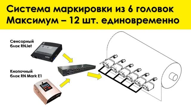 Каплеструйный принтер RNJet 200 с сенсорным блоком. Для производств с чистой окружающей средой. смотреть онлайн