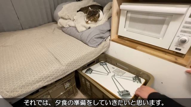 【猫と冬の車中泊旅】日本海沿いを北上して秋田を満喫｜キャンピングカーのようにDIYしたハイエースで冬でも快適な車中泊 смотреть онлайн