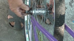 ЗАДНЕЕ КОЛЕСО установка на СТАРУЮ РАМУ ВЕЛОСИПЕДА ХВЗ