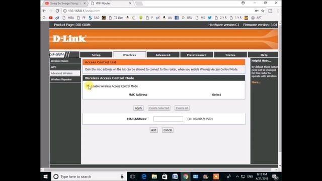 Dlink Mac Filtering | How To Configure MAC Filtering D-link | MAC Address Filter In Dlink Router