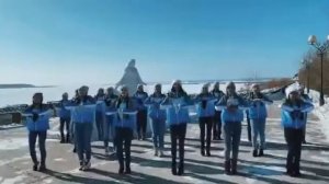 «Якутские узоры» флешмоб г. Олекминск РС(Я) Ансамбль Эдельвейс и Ансамбль Арабеск