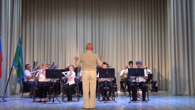 "Экипаж -одна семья" - Народный оркестр духовых инструментов "Меди звук". смотреть онлайн